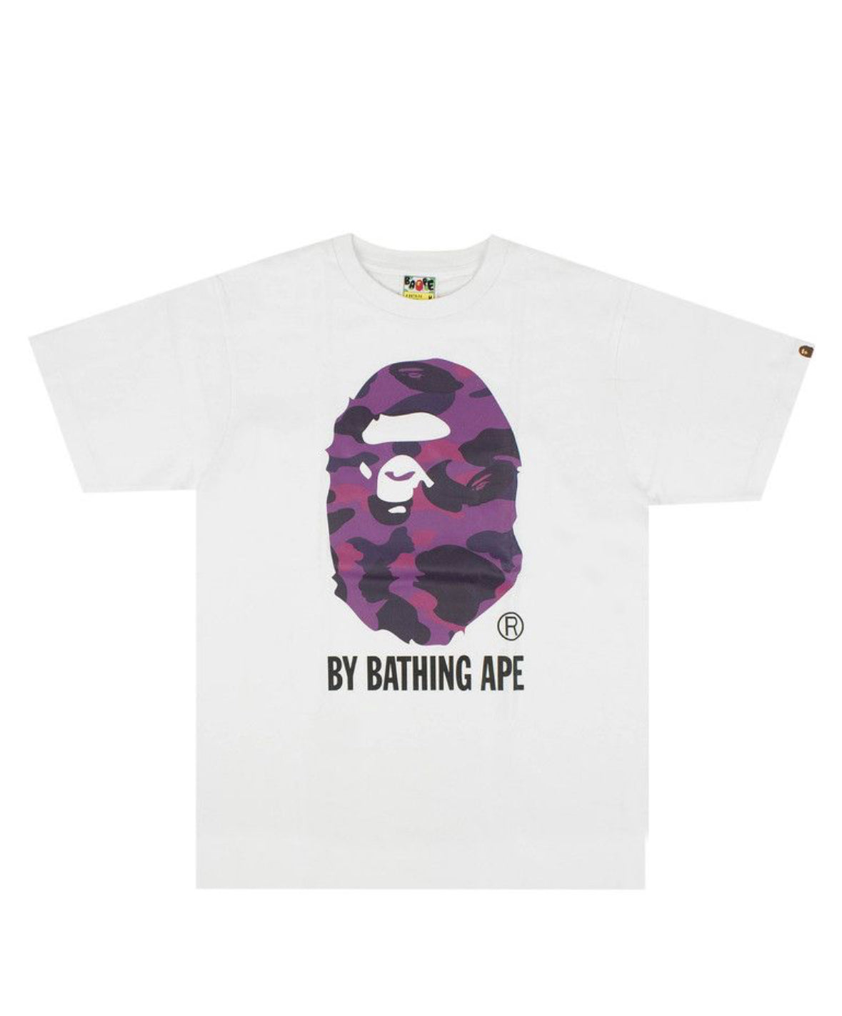 Bape Color Camo T-Shirt White/ Violet