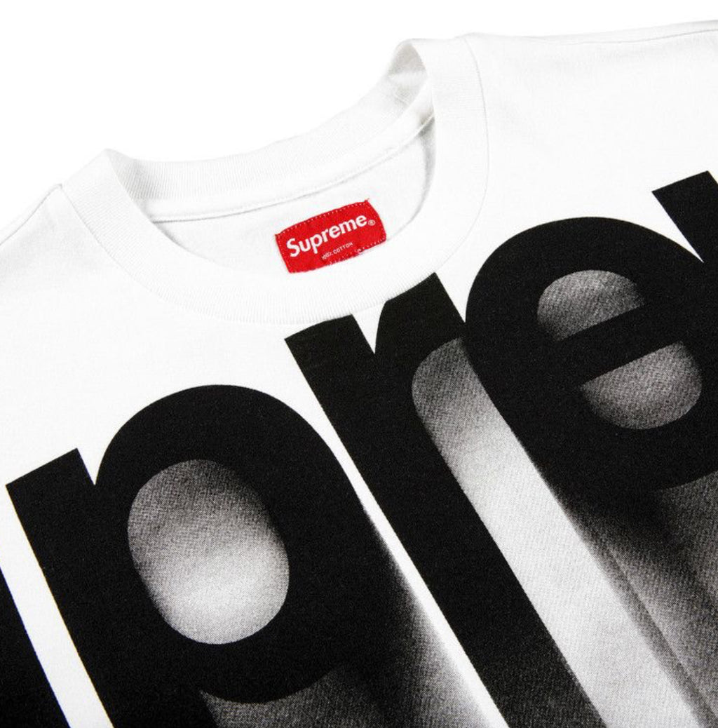 Supreme Bleed Logo Short Sleeve White