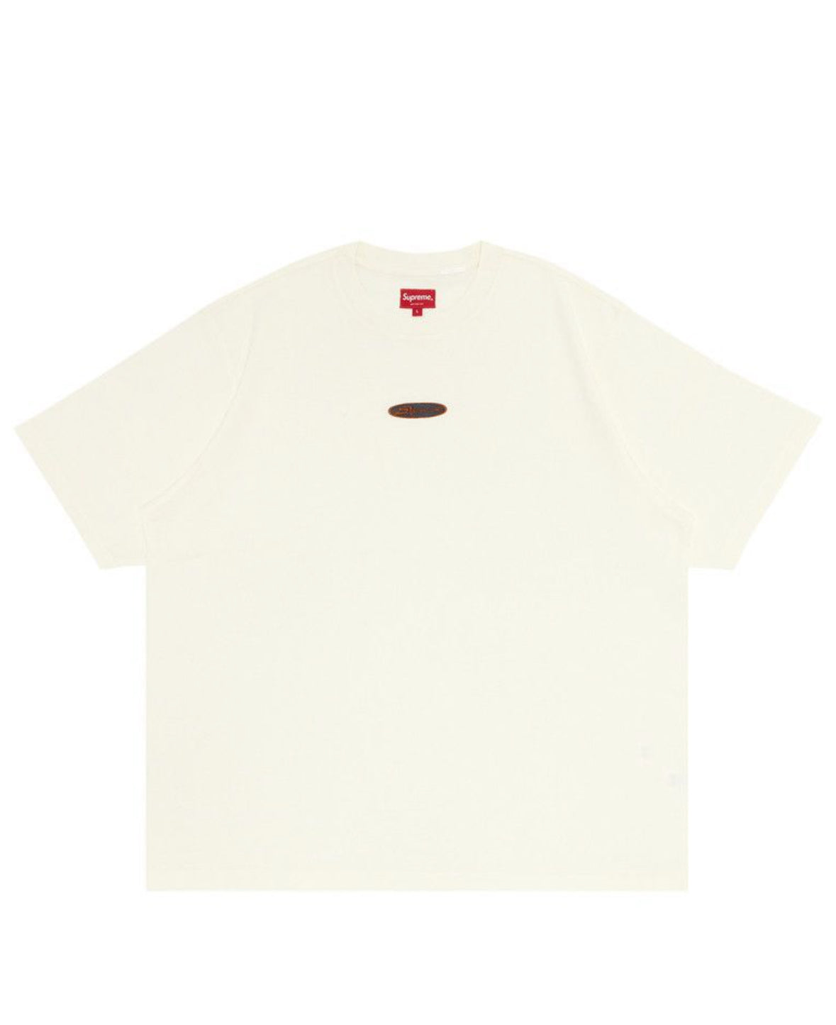 Supreme Oval Short Sleeve Top White