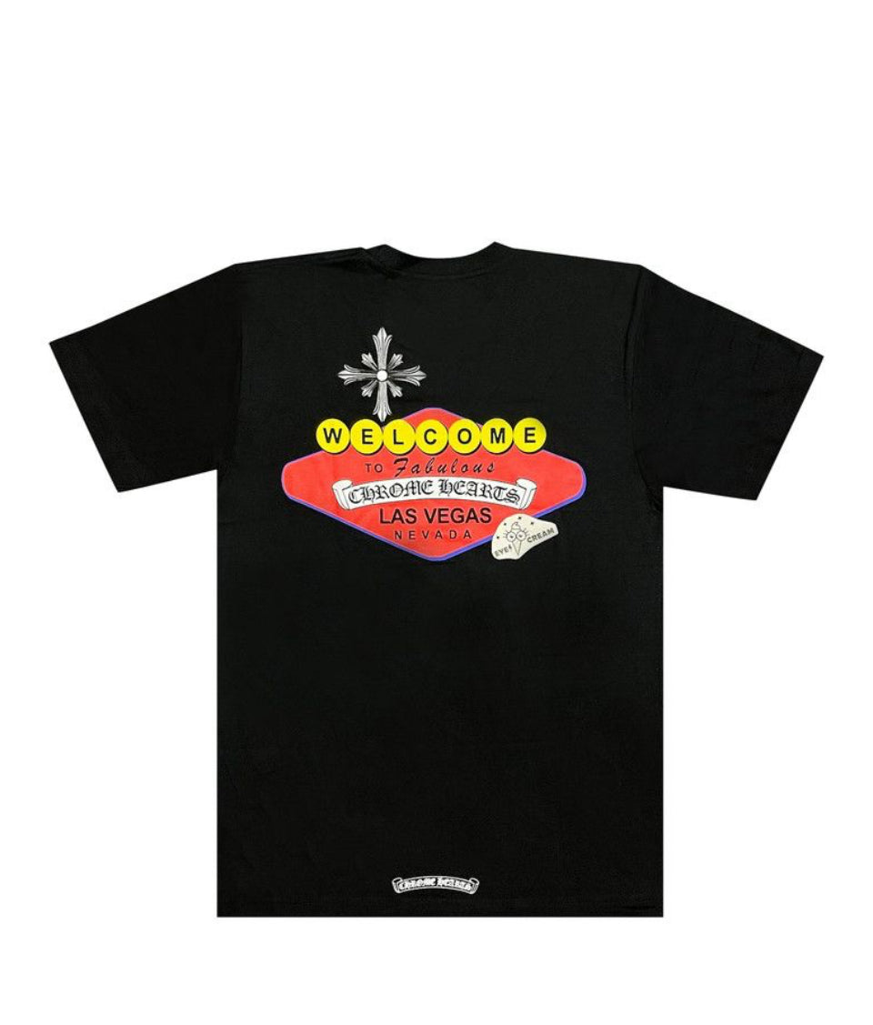Chrome Hearts T-Shirt Las Vegas Exclusive Black/Multicolor