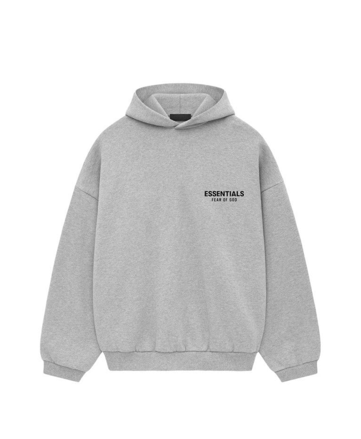 Fear For God Essentials Fleece Hoddie II Light Heather Grey