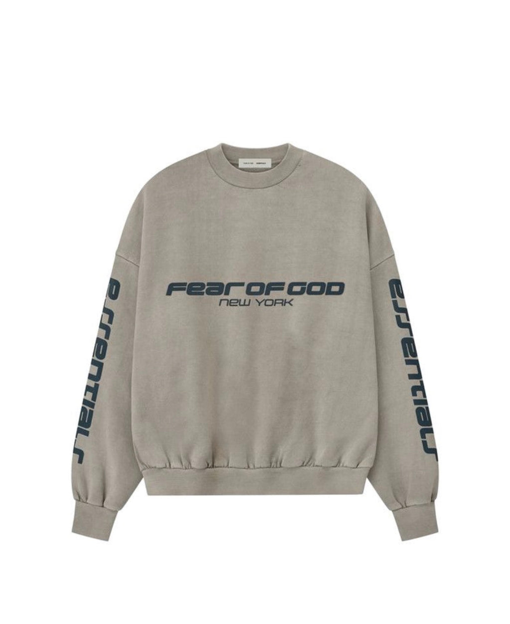 Fear For God Essentials Heavy Fleece Cropped Relaxed Sweet Smoke Grey