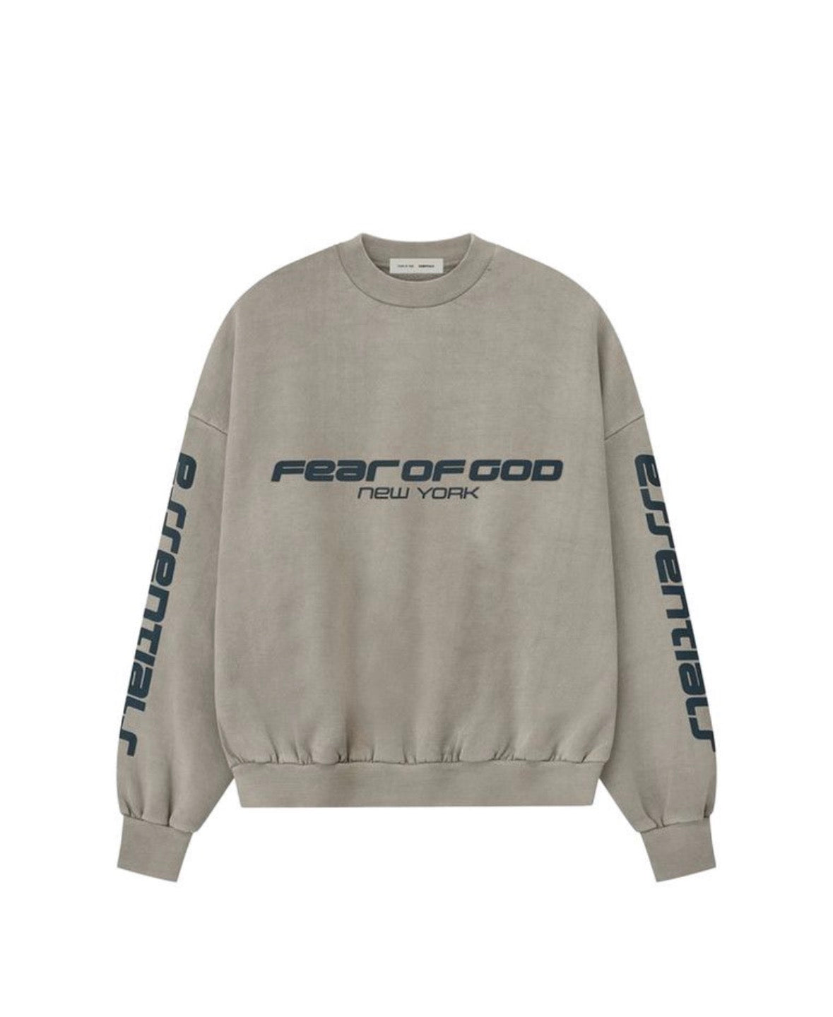 Fear For God Essentials Heavy Fleece Cropped Relaxed Sweet Smoke Grey