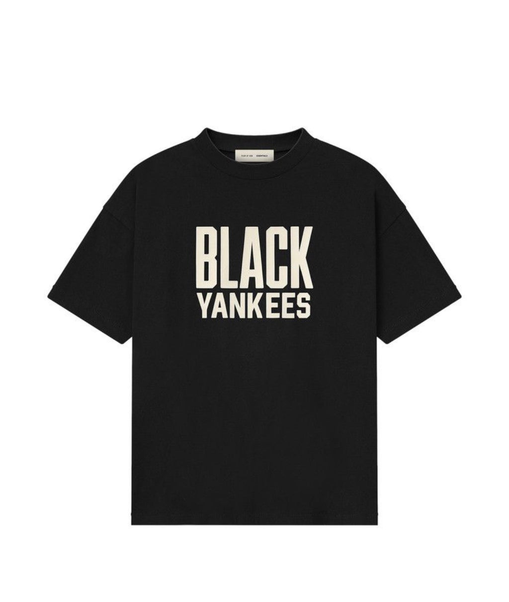 Fear For God Essentials Yankees Tee Black