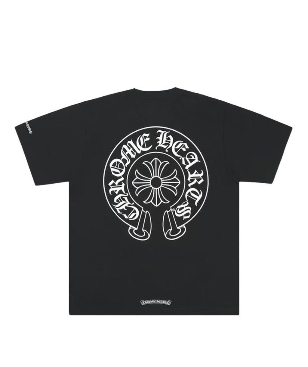 Chrome Hearts Horseshoe Logo Pocket T-Shirt Black