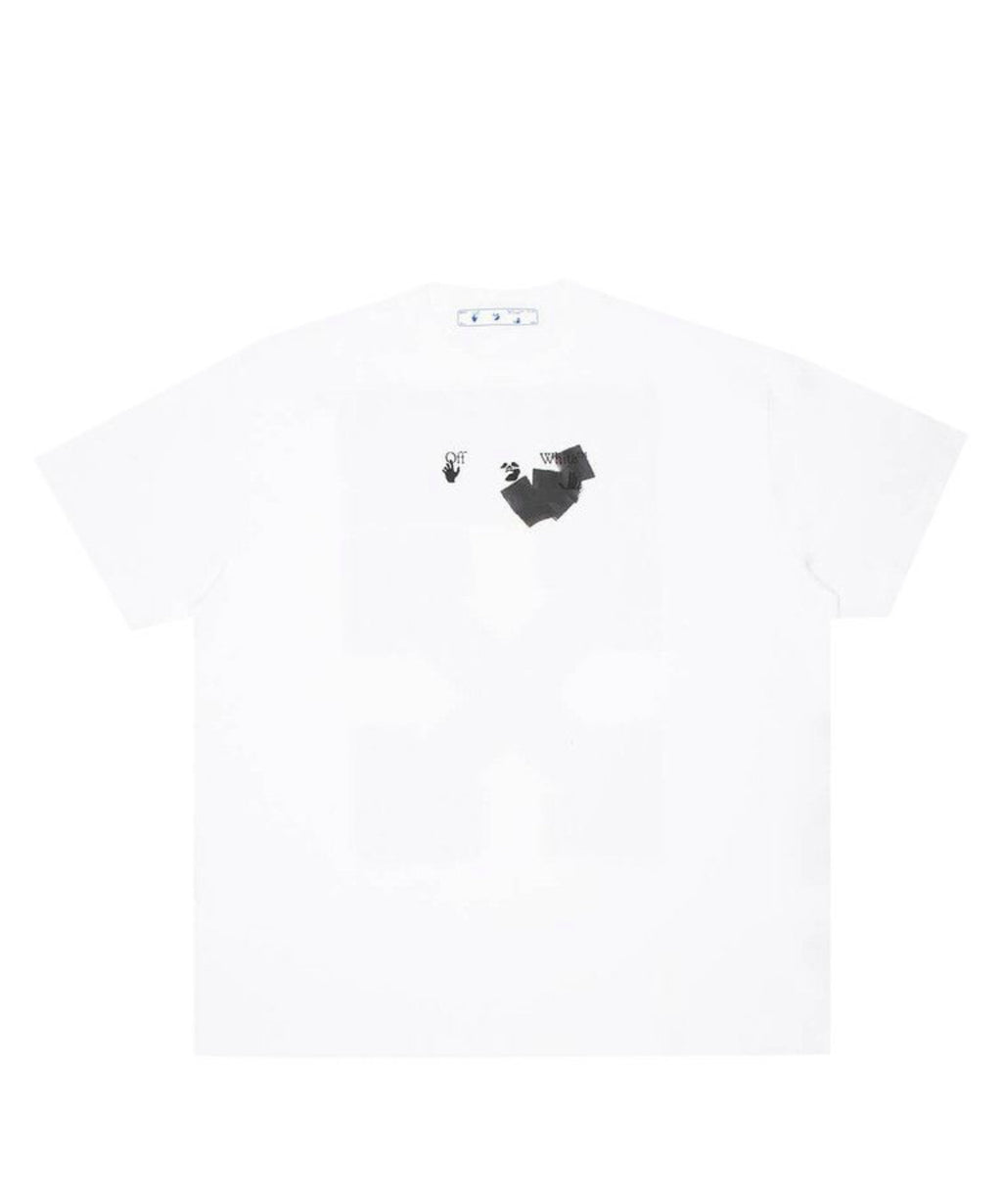 Off-White Jumbo Marker Short Sleeve Over Tee White/Black