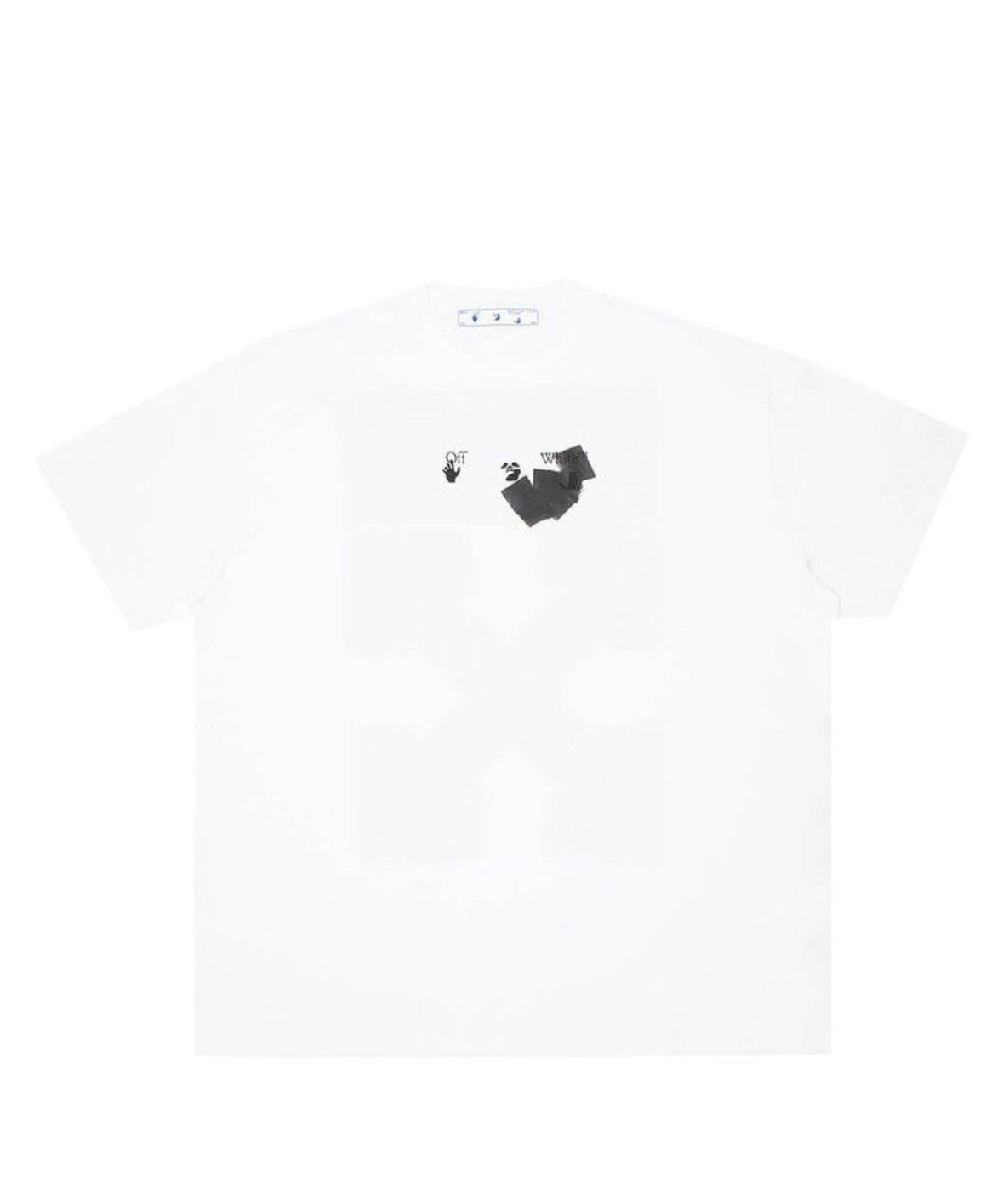 Off-White Jumbo Marker Short Sleeve Over Tee White/Black