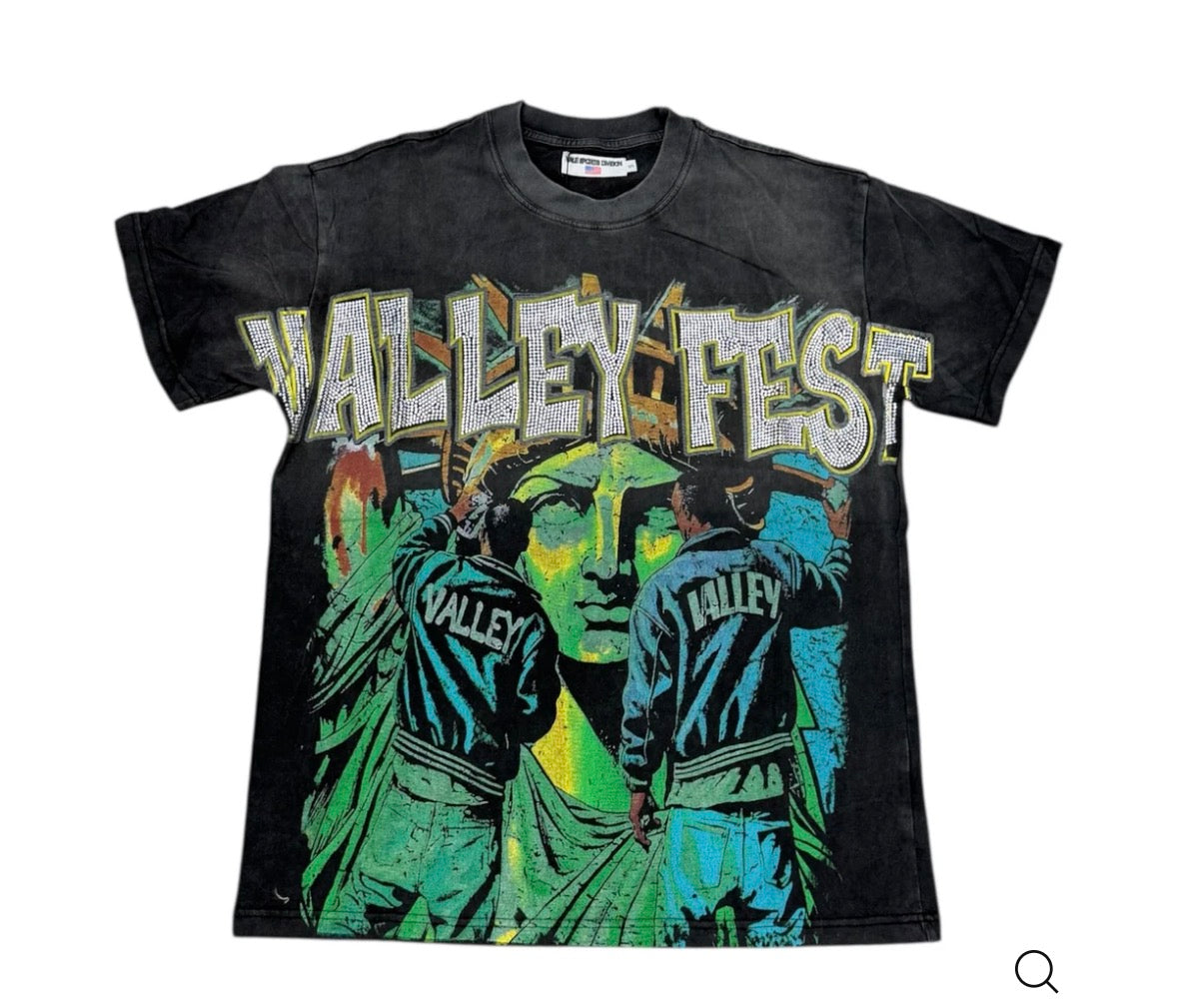 Valley “NY Graffiti” Black Tee