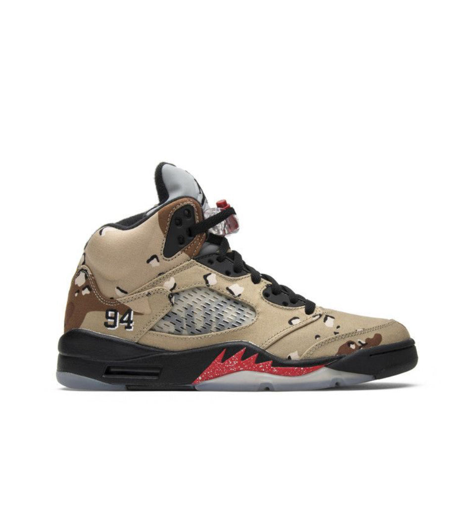 Supreme x Retro 5 Desert Camo