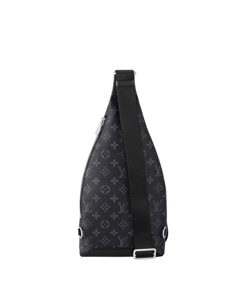 Louis Vuitton Duo Sling Bag Black Monogram Eclipse Canvas