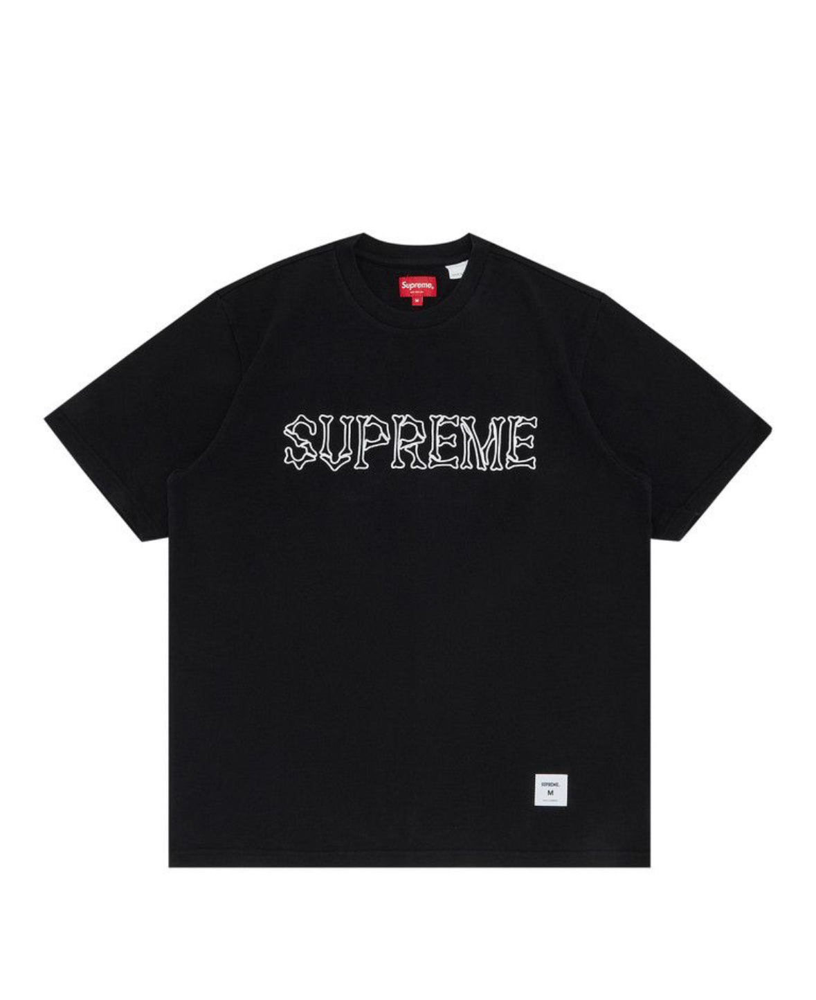 Supreme Bones Short Sleeve Top Black