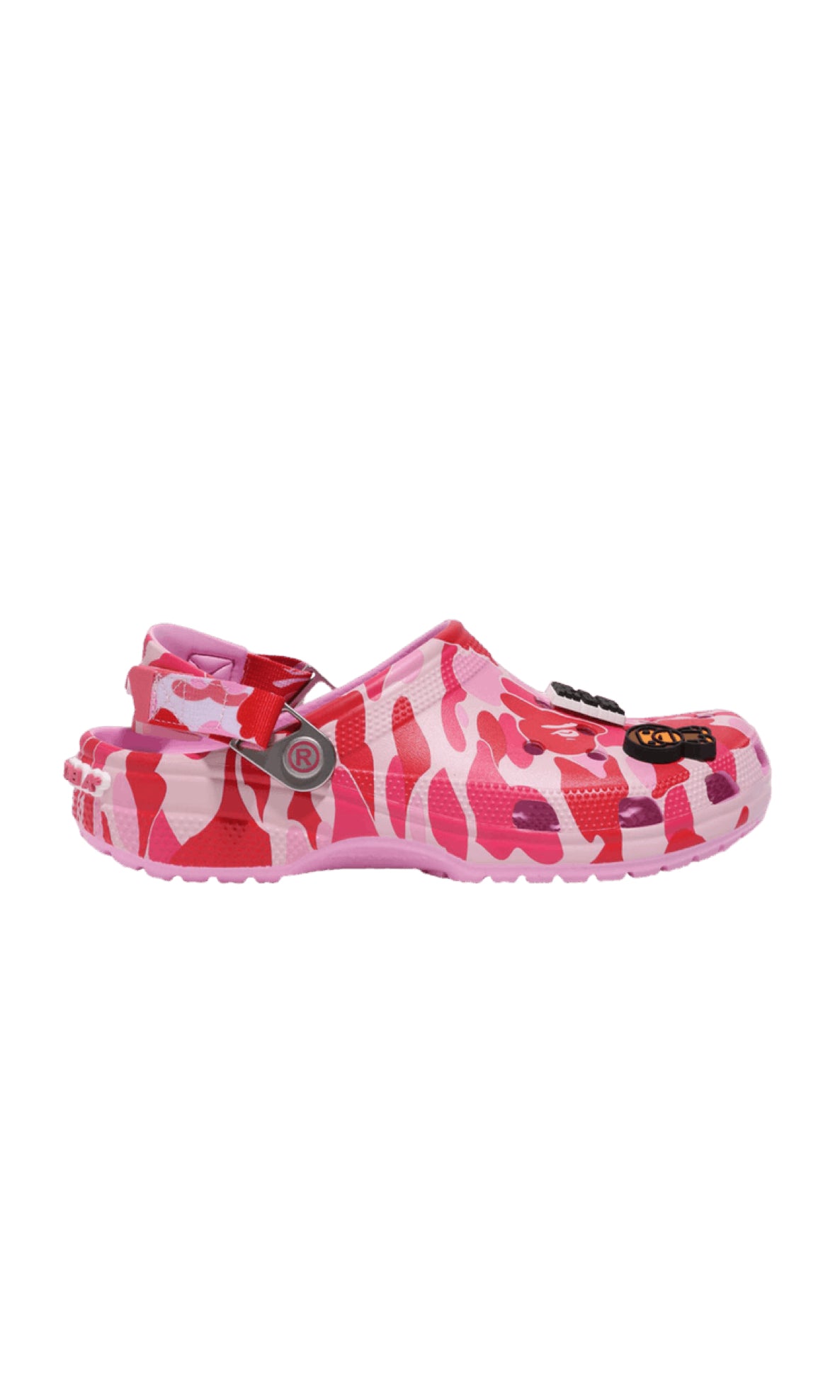 BAPE x Crocs Camo Pink