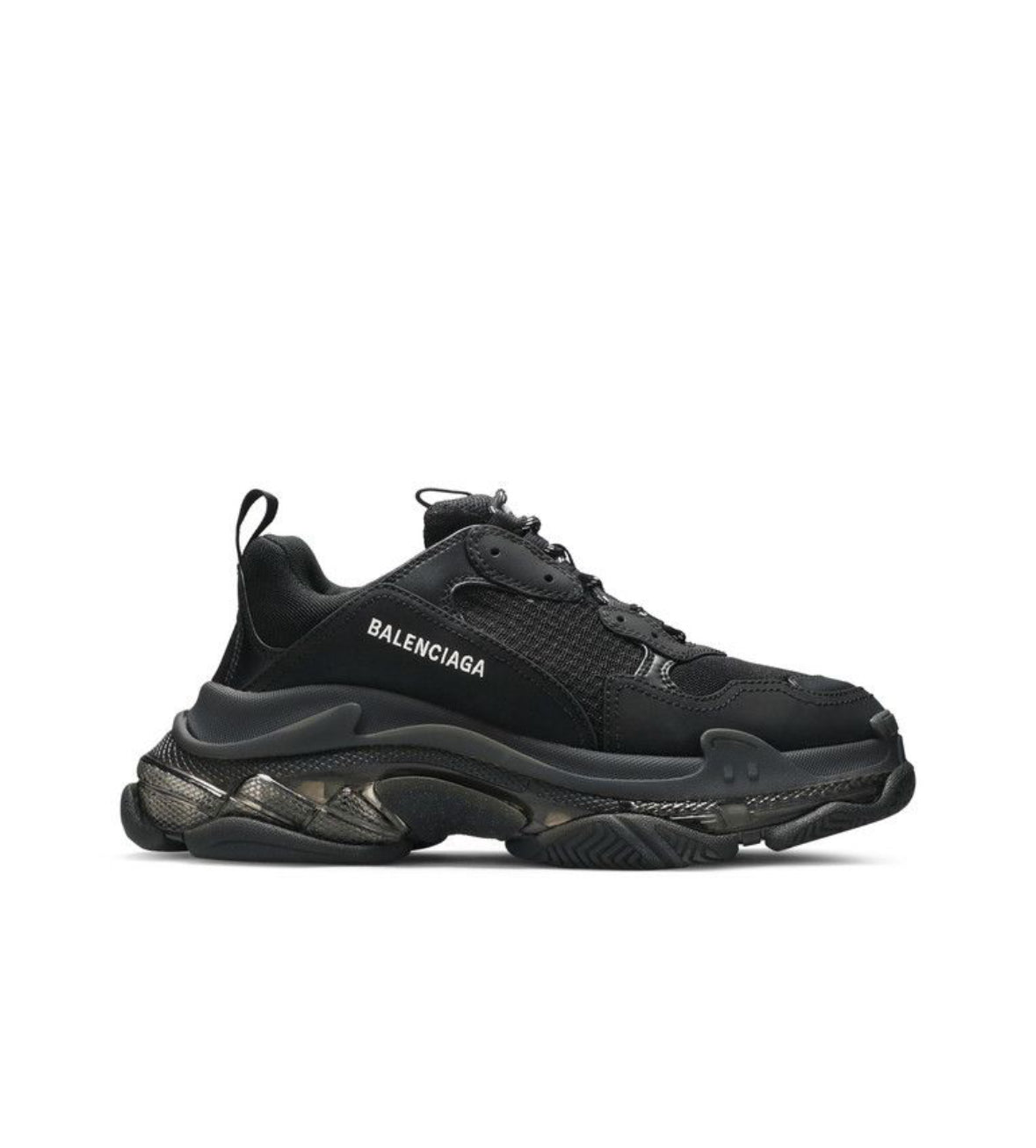 Balenciaga Triple S Sneaker Clear Sole Black
