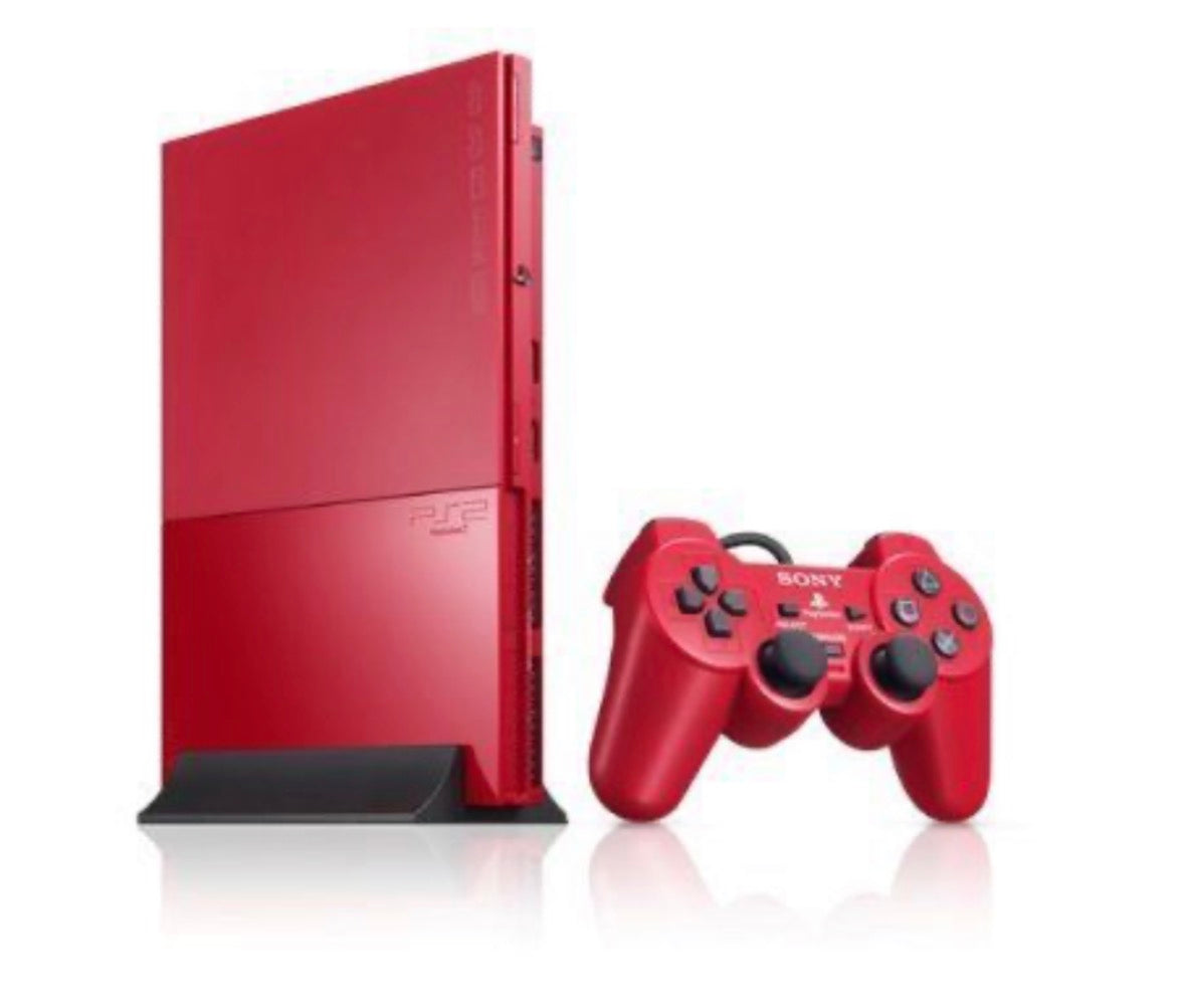 Sony PlayStation 2 Slim Red Cinabrio Japón Version