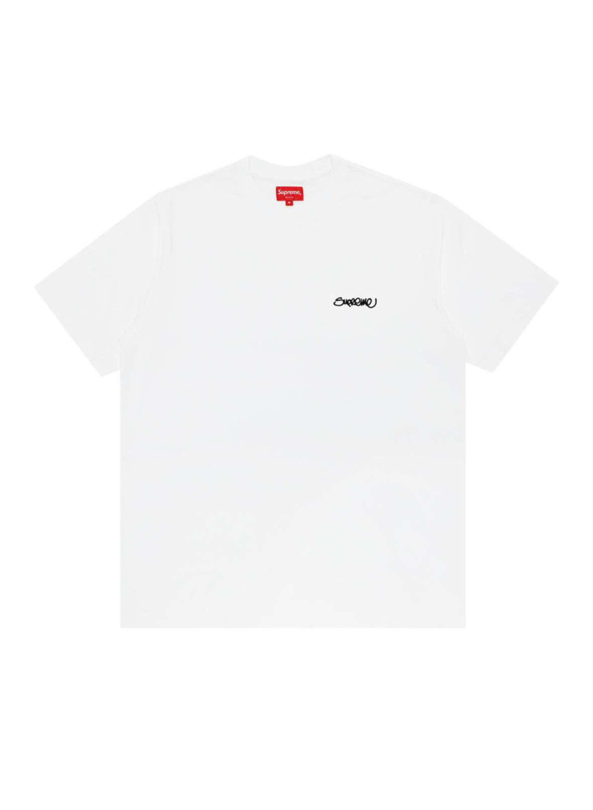 Supreme Washed Handstyle Short Sleeve Top White