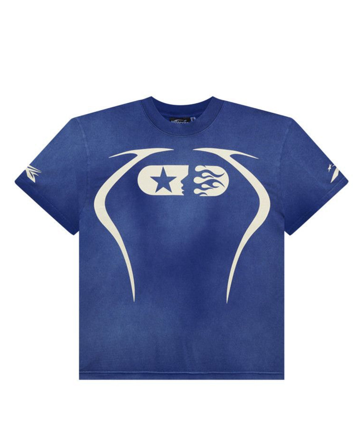 Hellstar Warm Up T-Shirt Blue