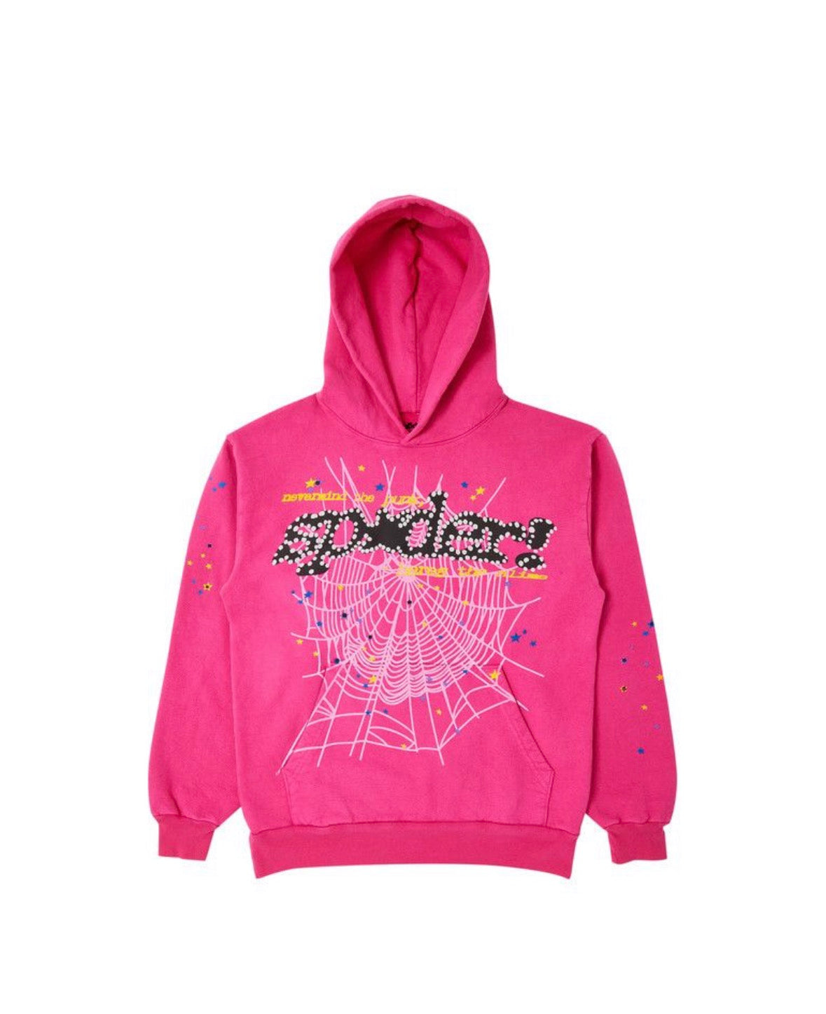 Sp5der Pink Hoodie