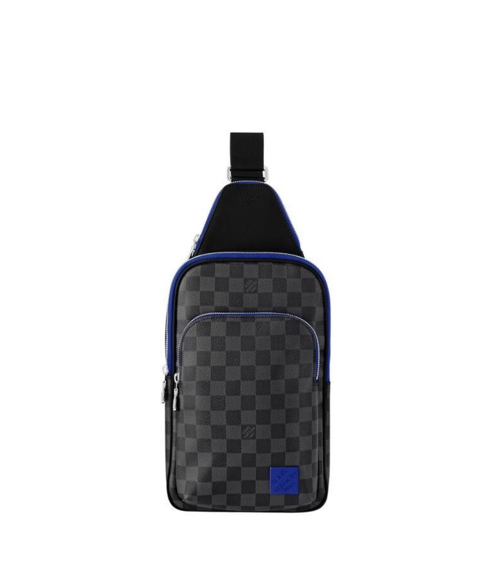 Louis Vuitton Avenue Slingbag Black Damier Graphite Canvas