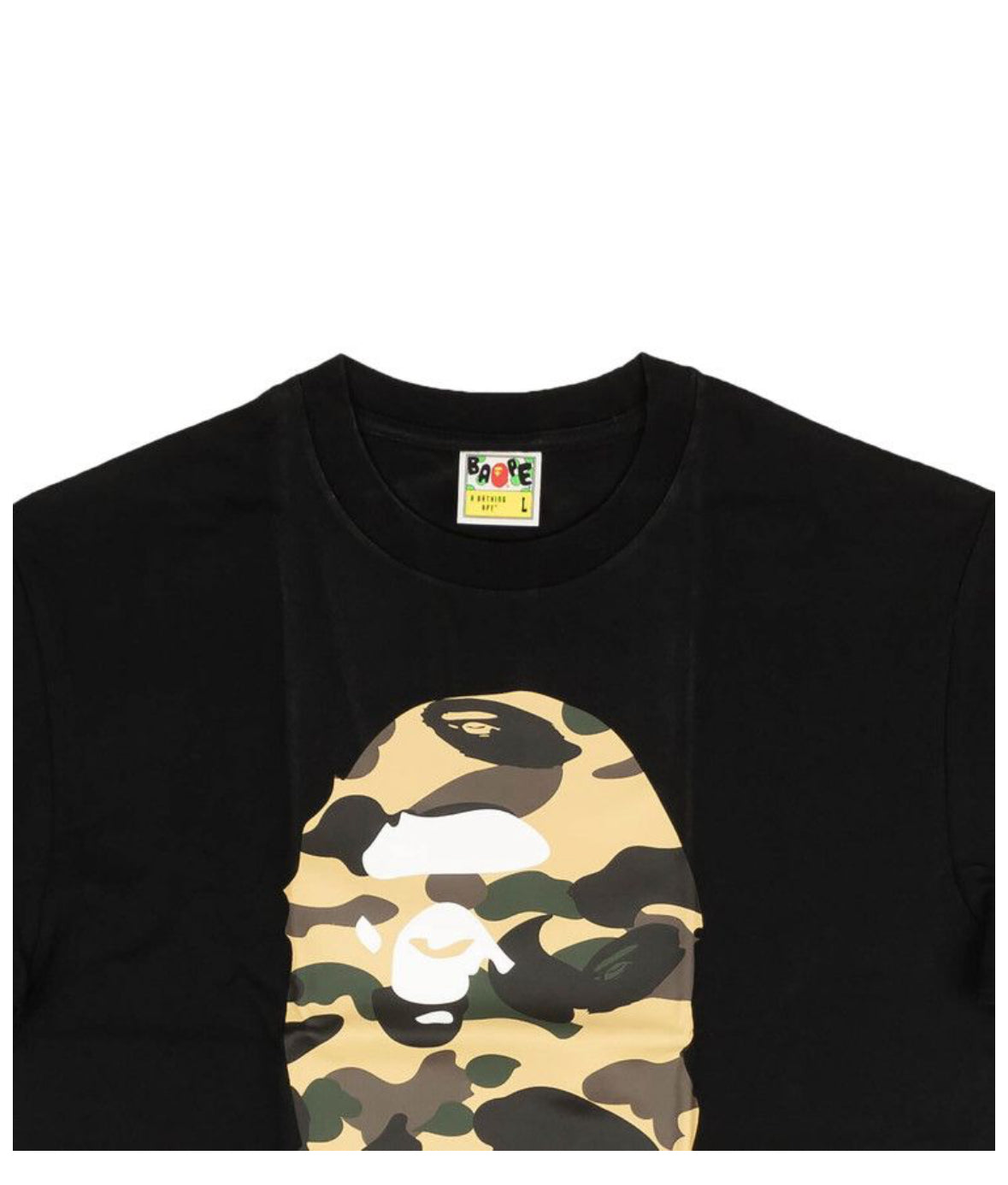 Bape T-Shirt Big Ape Head Camo Black
